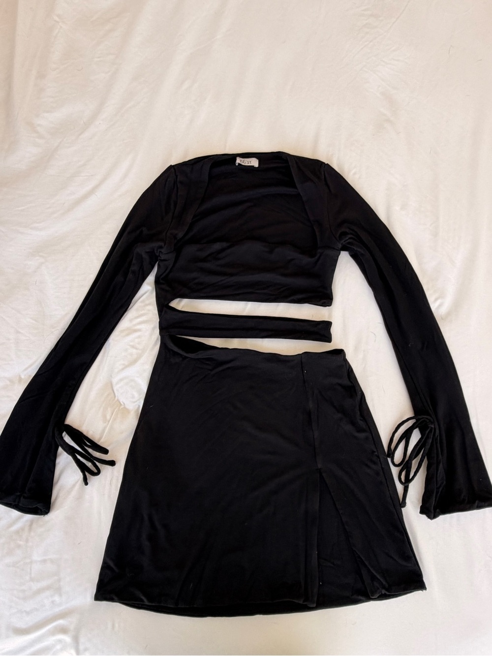 Oh Polly Mini Black Dress 🖤